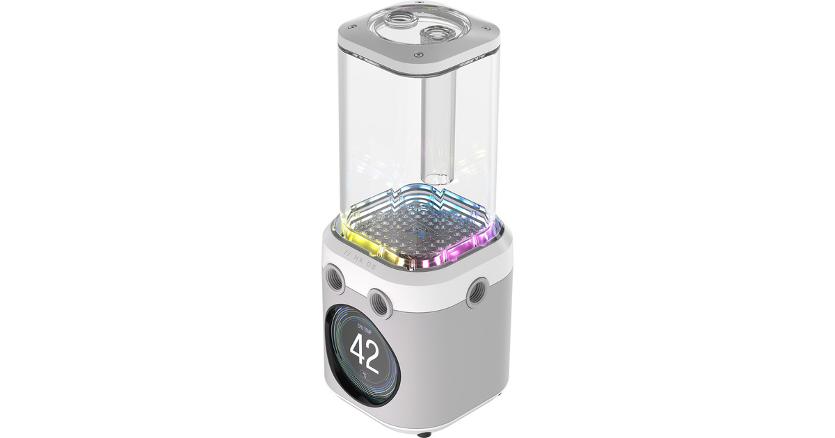 CorsairiCUE LINK XD6 RGB ELITE LCD Pump/Reservoir Combo  (Wit)