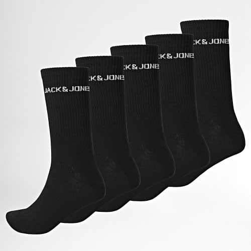 Lot De 5 Paires De Chaussettes Basic Logo Noir