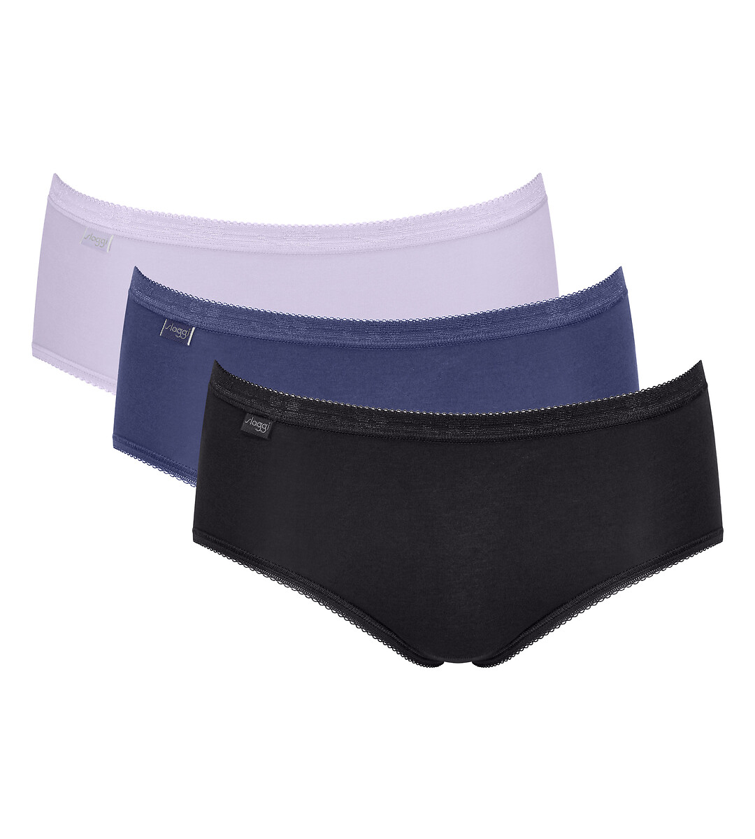 SLOGGI<br>Conjunto de 3 Slips Midi Basic+
