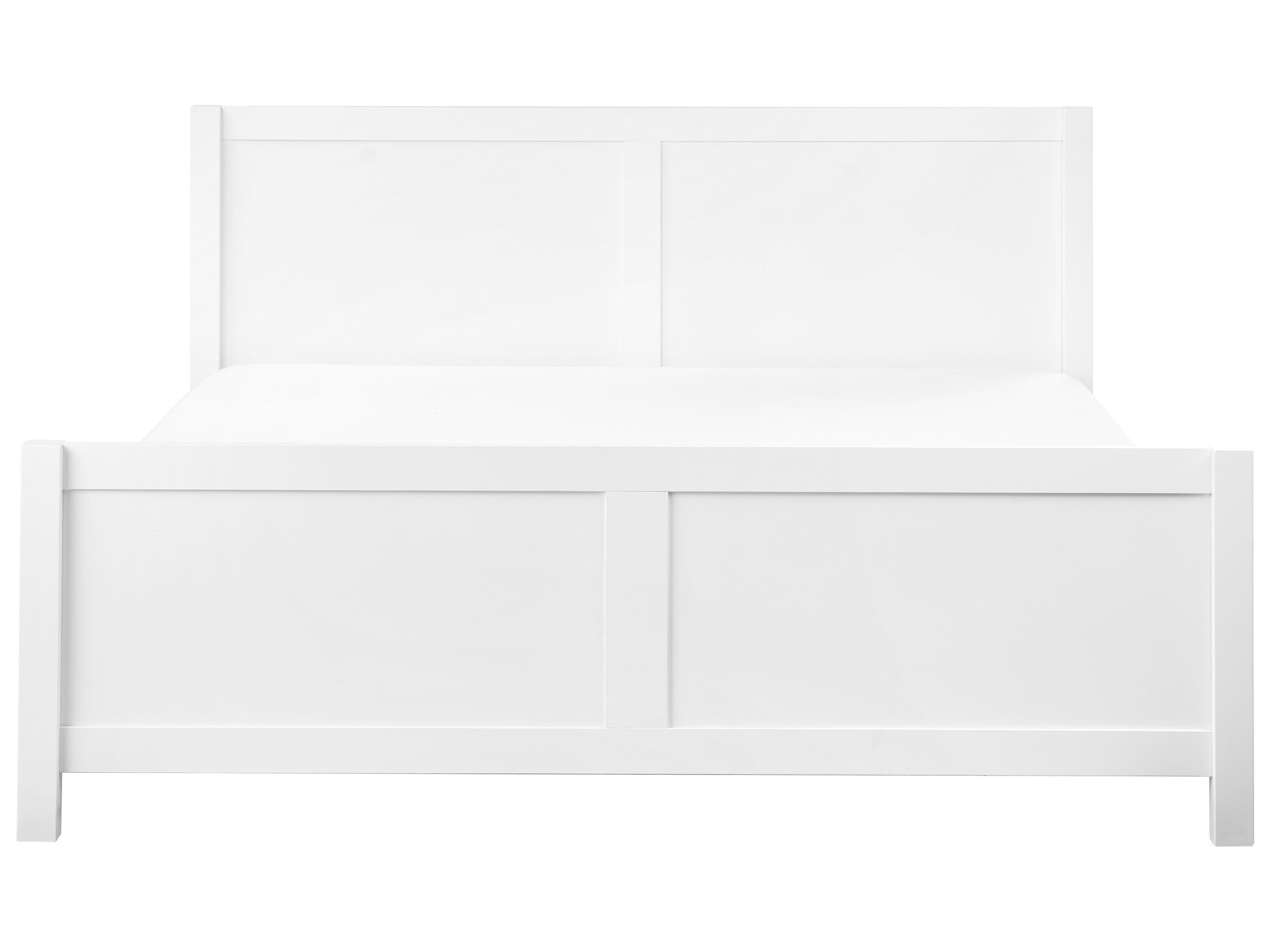 Bed Hout CHAMPAGNAT 180 x 200 cm Wit