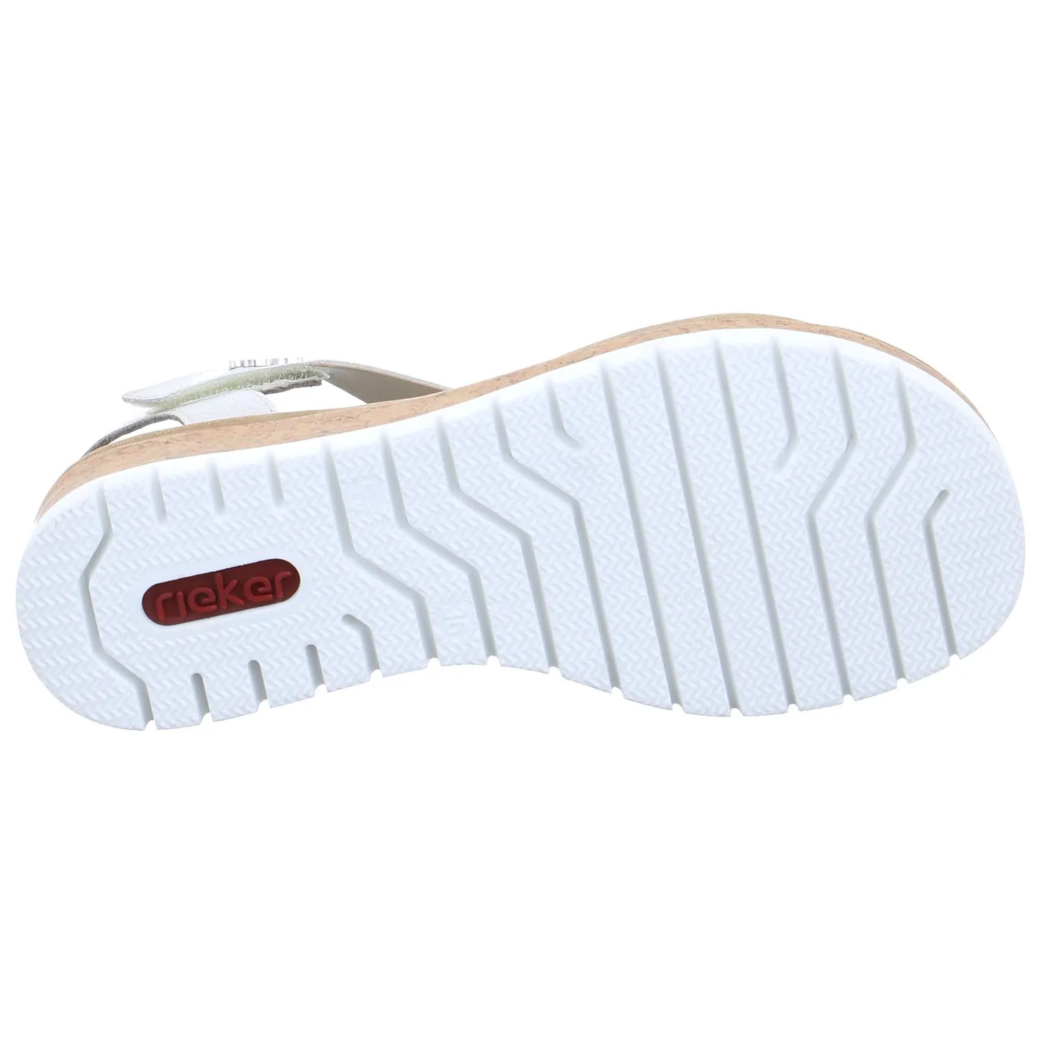 RIEKER Sandalette Hellblau Lederimitat