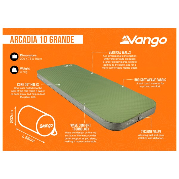 Vango - Arcadia 10 Grande - Matelas de camping