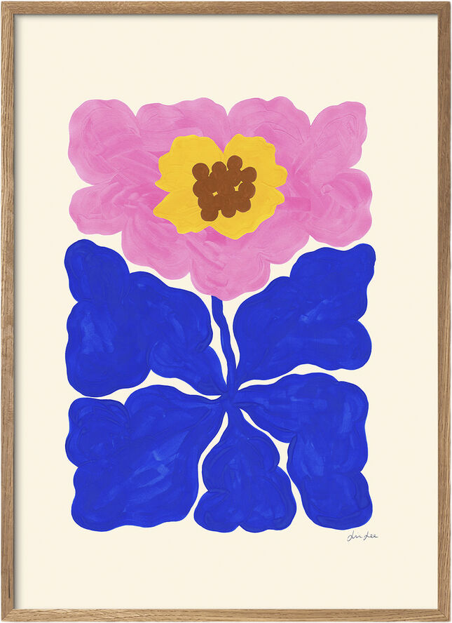 Poster & Frame The Poster Club x Liv Lee - Just Bloomed Flerfarvet