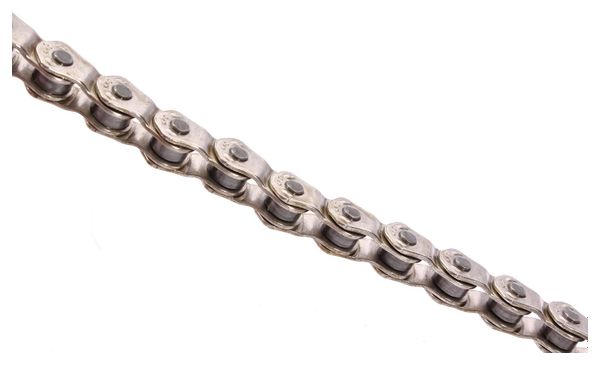 BMX CHAINE HALFLINK ARGENT 1/2 x1/8  ACIER KHEBIKES/KMC
