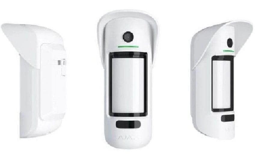 Baseline MotionCam Outdoor (PhOD) Jeweller Weiss<br>Kabelloser IR-Bewegungsmelder für den Innen- und Aussenbereich mit den Funktionen Foto nach Alarm, Foto auf Anfrage, Foto nach Zeitplan und Foto nach Szenario