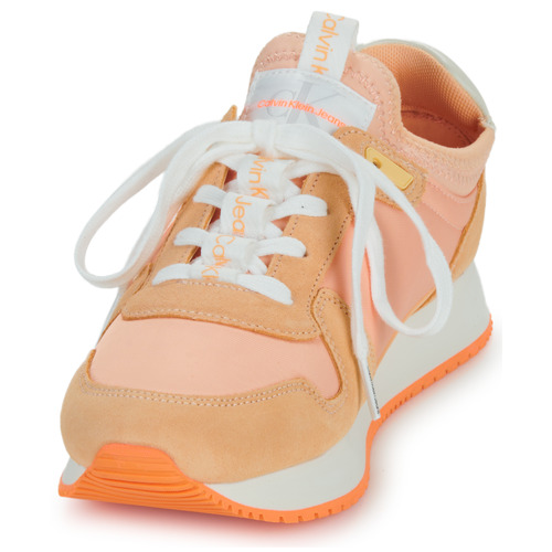 Calvin Klein Jeans - RUNNER SOCK LACEUP NY-LTH - Rose