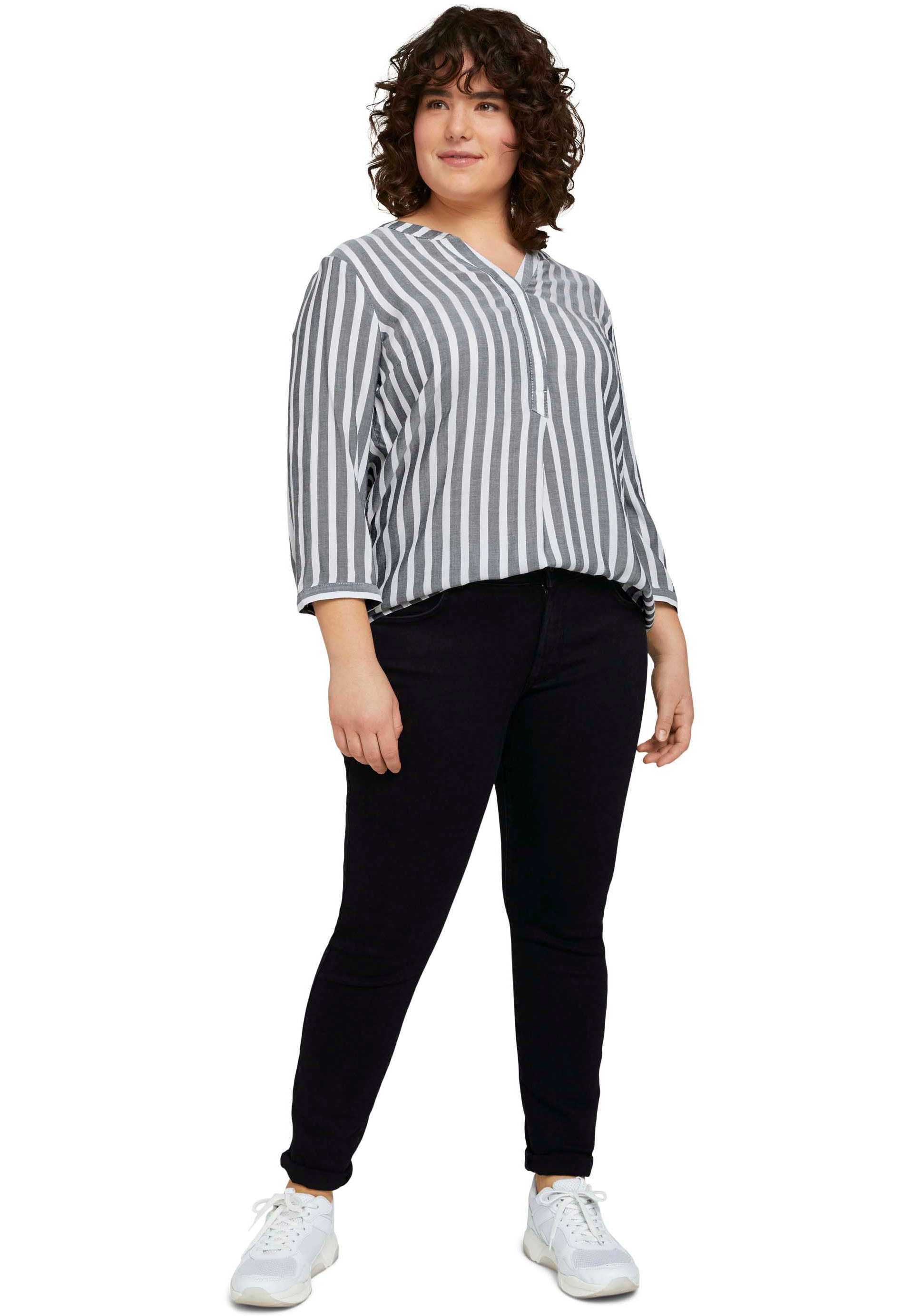 TOM TAILOR PLUS Schlupfbluse , mit Streifen