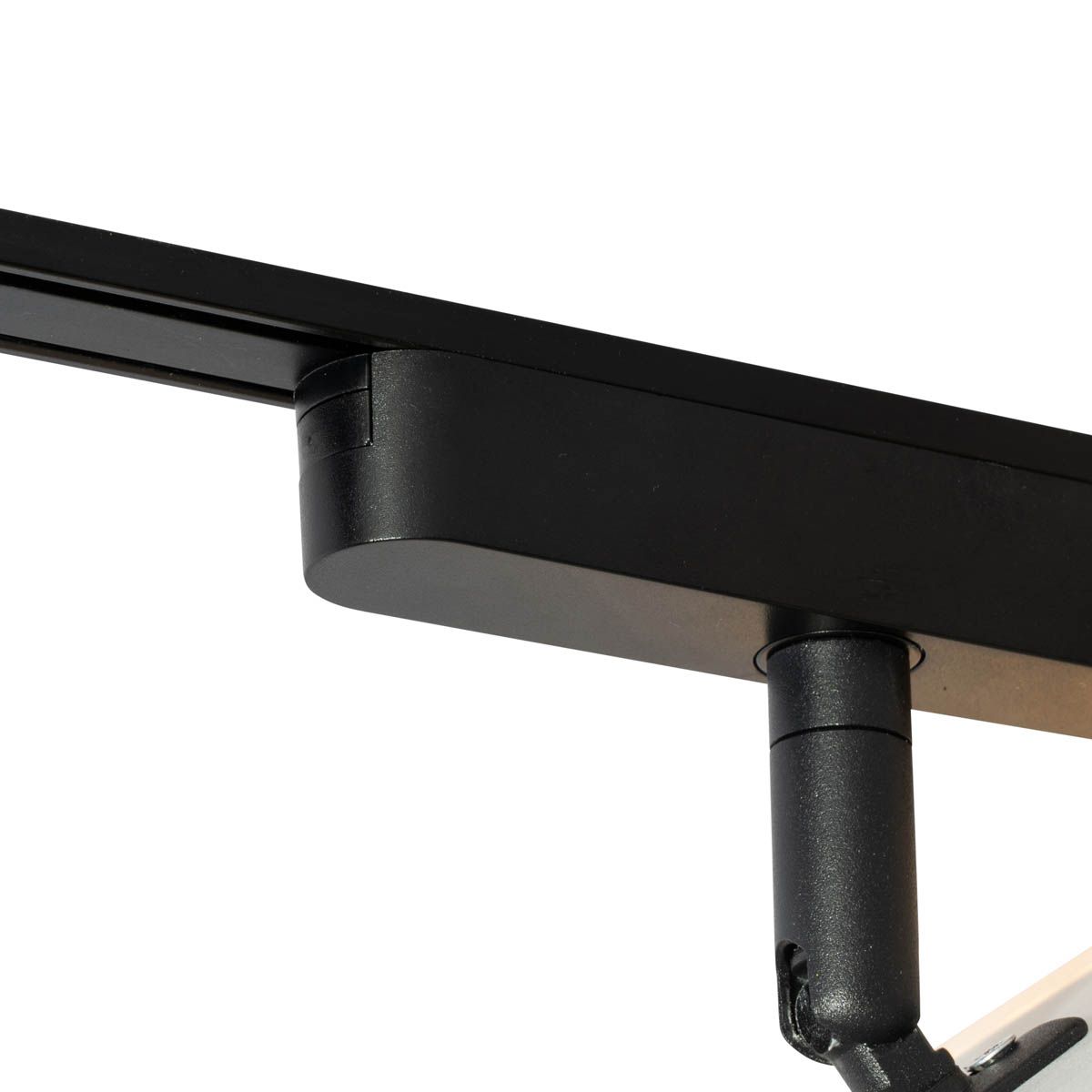 Moderne spot zwart voor railsysteem 1-fase incl. LED - Magnetic Puk