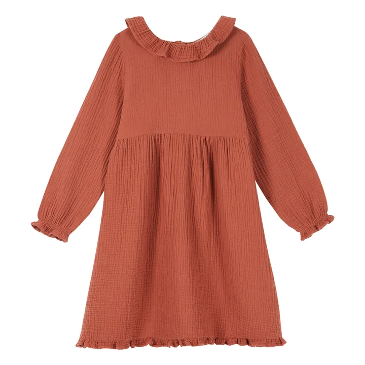 Emile et Ida Robe Gaze de Coton | Rose
