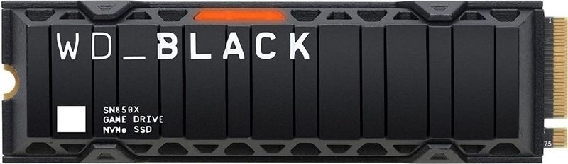 Western Digital Black SN850X - Interne SSD - Heatsink - NVMe M.2 - 1 TB