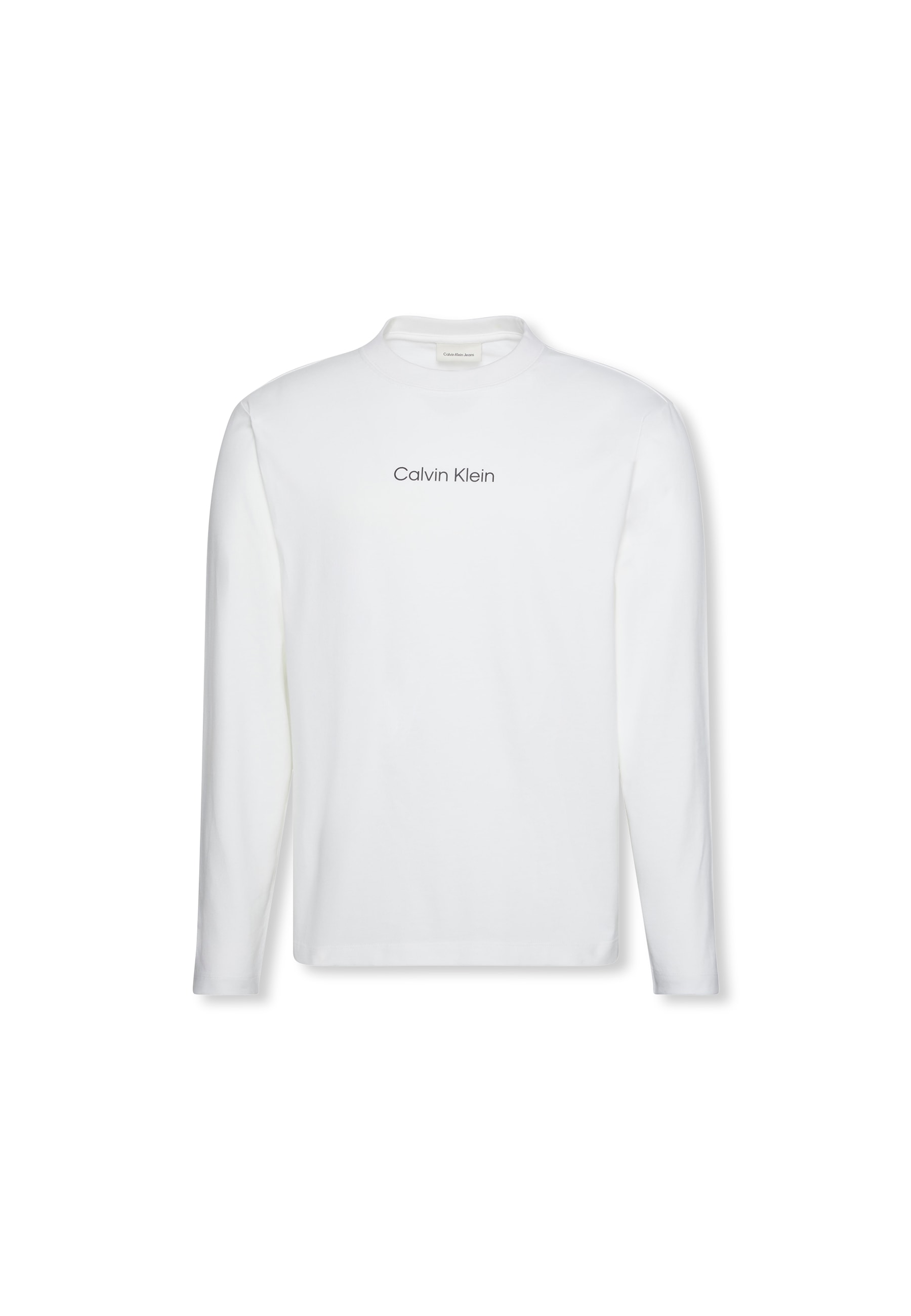 Calvin Klein Langarmshirt »LS RLXD STANDARD LOGO CREWNK TEE«, Rundhalsausschnitt, relaxed fit