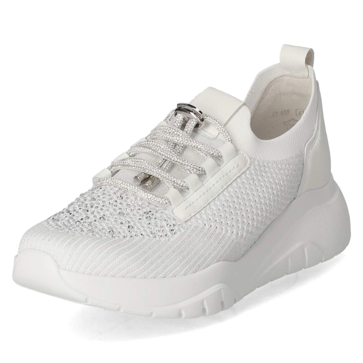 GaborLow Sneaker - weiss (Glitter)