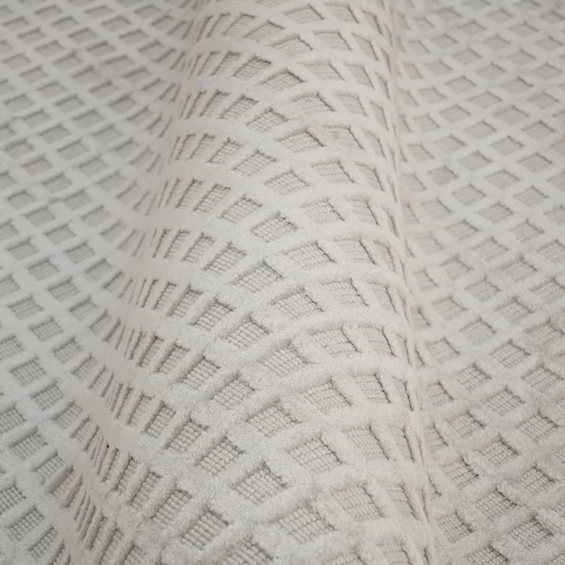 Tapis de salon rectangulaire tissé (160 x 230 cm) Ravi Beige pampa