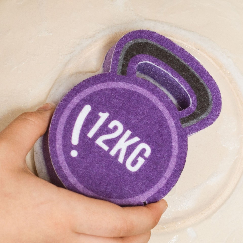 Wash 'n' Workout Sponges Set of 2, with Scourer