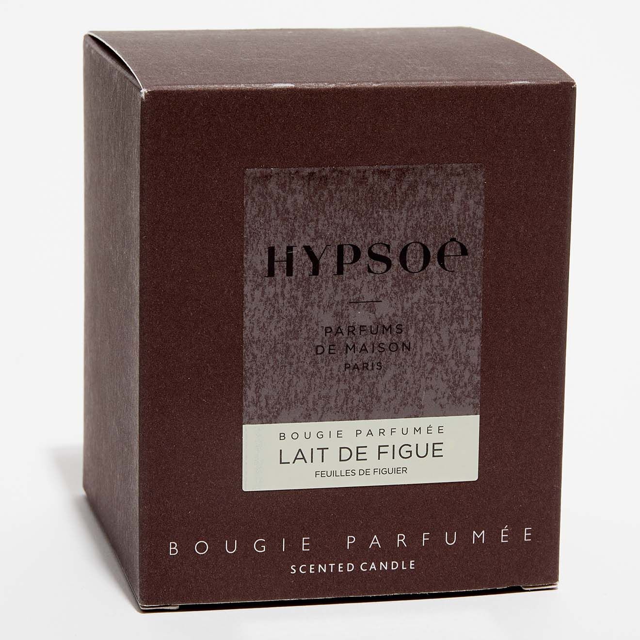 Hypsoé Bougie parfumée verre coloré laqué Lait de Figue - 1 mèche 50h