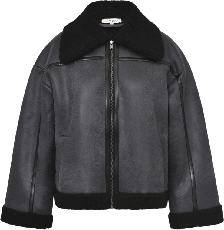 A-VIEW Alise Coat Black/grey