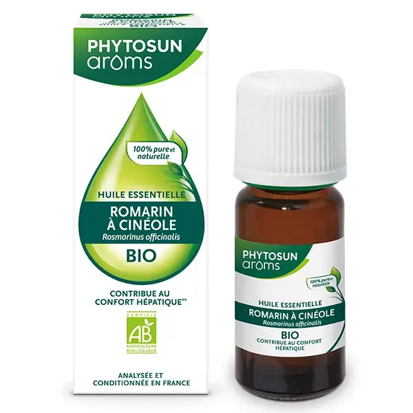 Óleo Essencial de Alecrim Cineol Orgânico Phytosun Arôms 10ml
