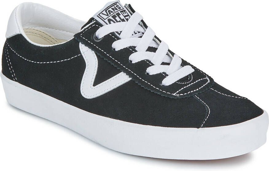 Vans Sport Low | Black White Zwart Suede Lage sneakers Unisex