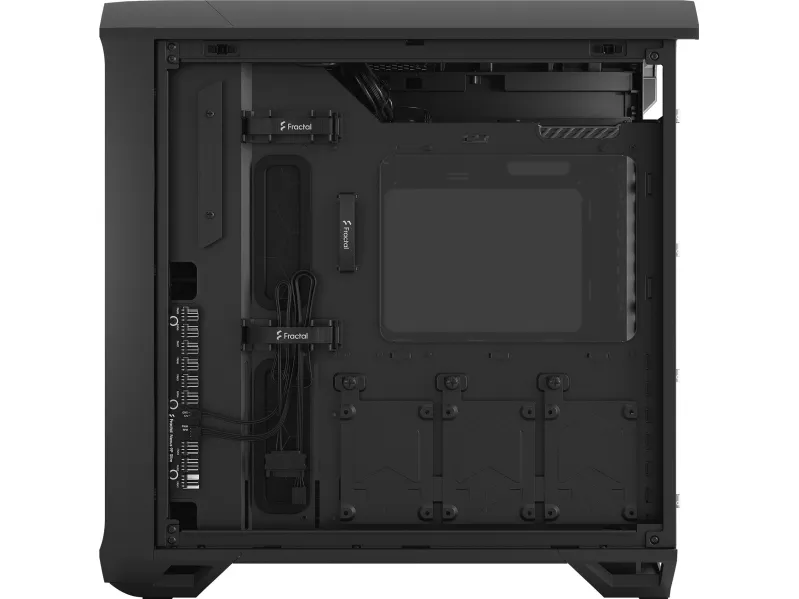 Fractal Design Torrent Compact - Tower - udvidet ATX - ingen strømforsyning (ATX) - sort TG mørk tone - USB/Lyd