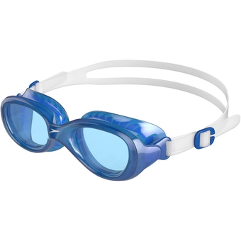 Speedo Futura Classic Schwimmbrille Clear / Neon Blue Kinder