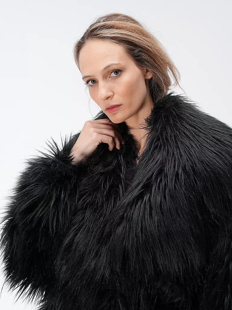MSGM Mantel schwarz