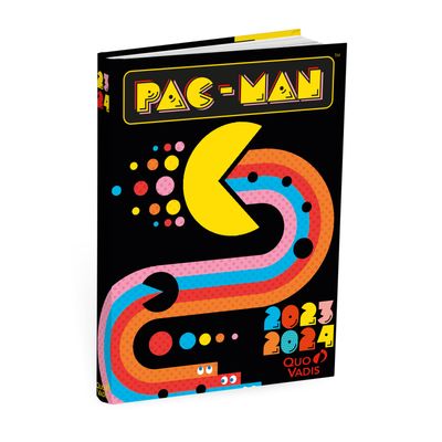 Agenda Pac Man - 1 jour par page - 12 x 17 cm - rainbow - Quo Vadis