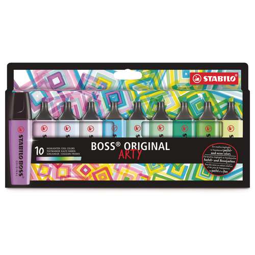 STABILO® BOSS® ORIGINAL ARTY-Sets, kalte Töne