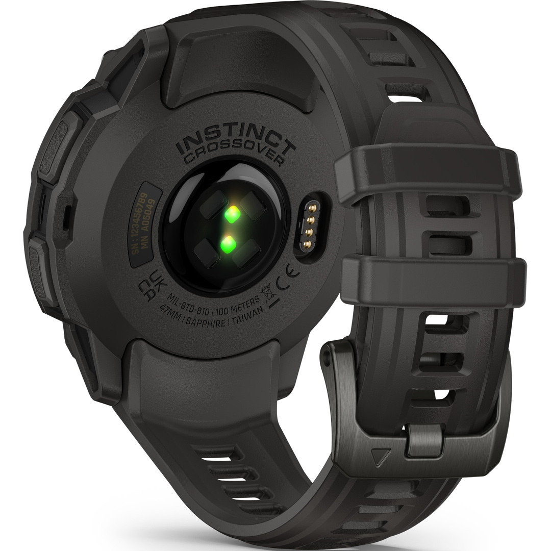 Garmin Instinct Crossover AMOLED Anthrazitgrau