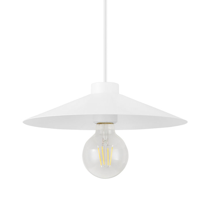 Suspension Zanbar GoodHome blanc IP20 E27