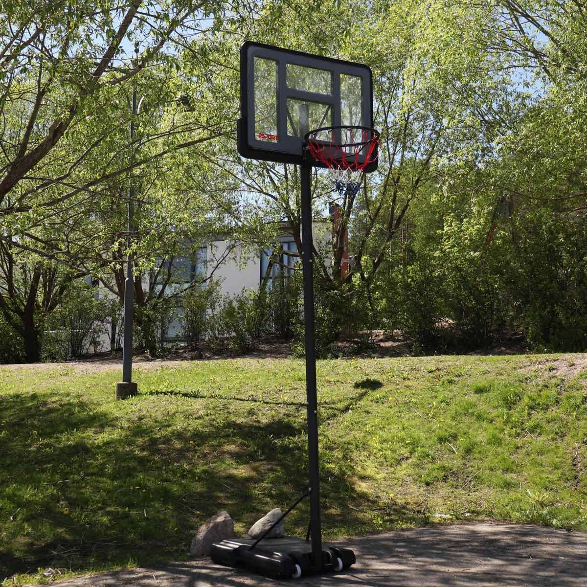 Prosport Basketballkurv med Stativ 1,5-3,05m