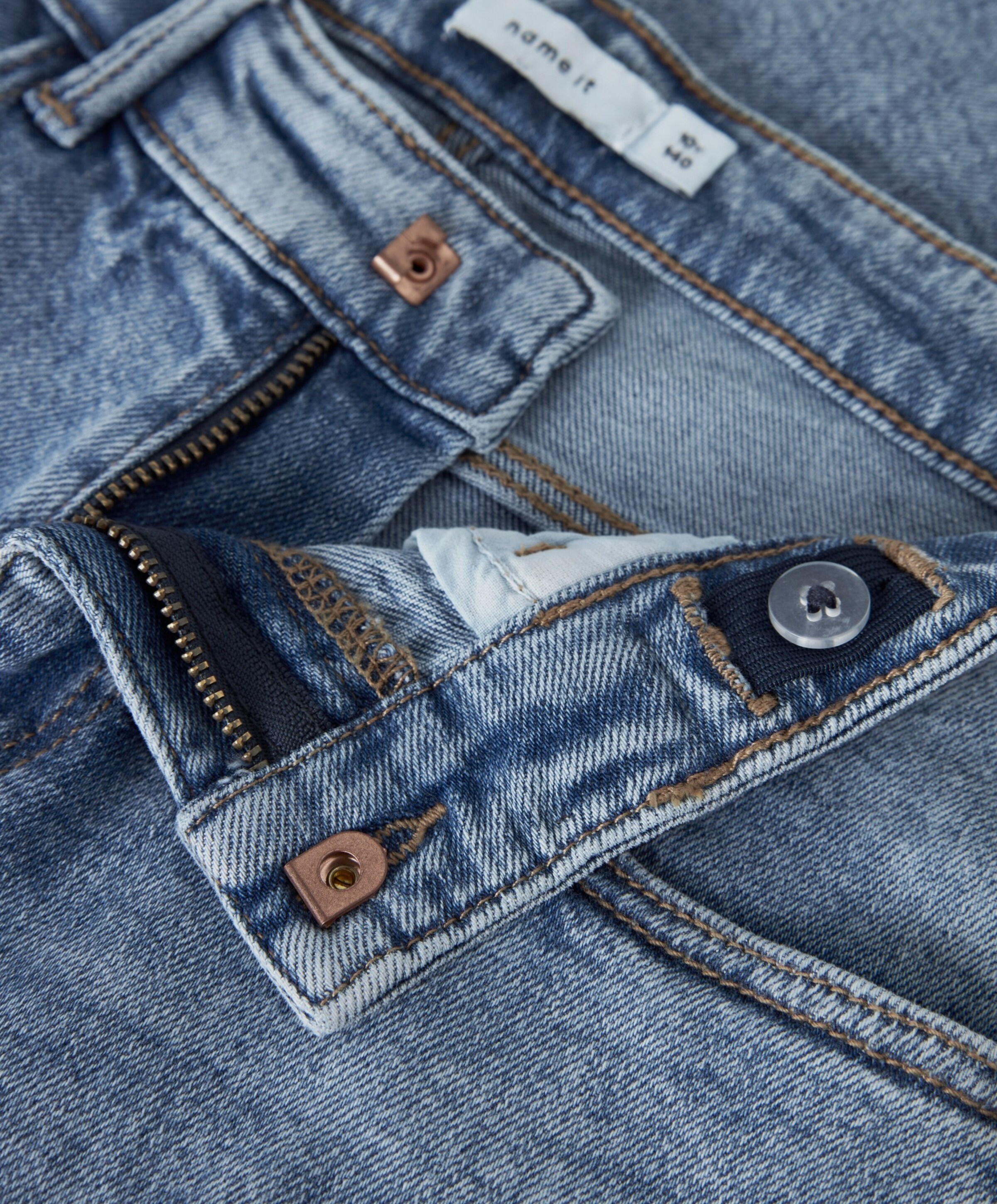 Name it NKFROSE X-WIDE LW JEANS 1322-BC NOO meisjes jeans blauw