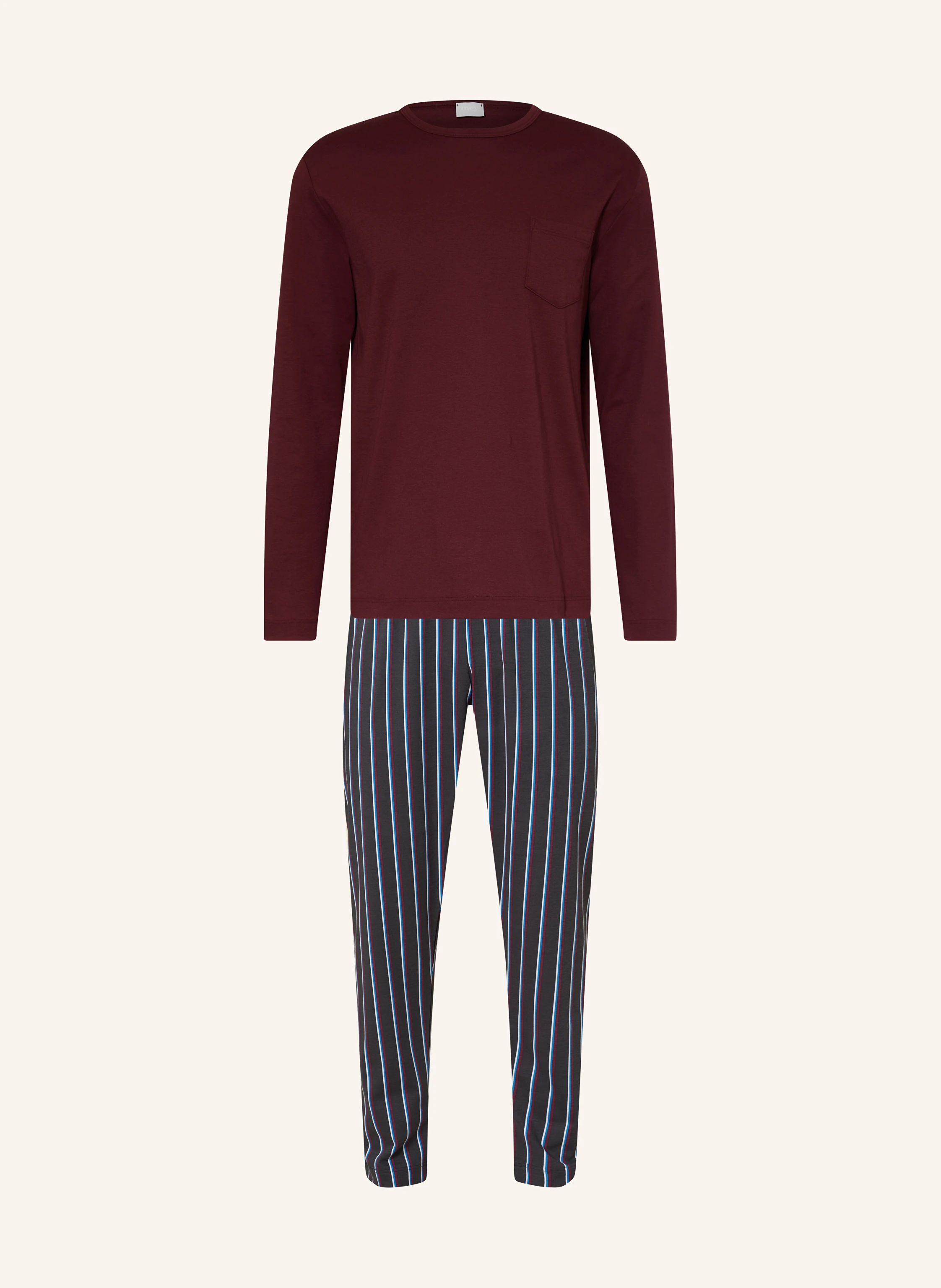mey Schlafanzug Serie CONTRAST STRIPE