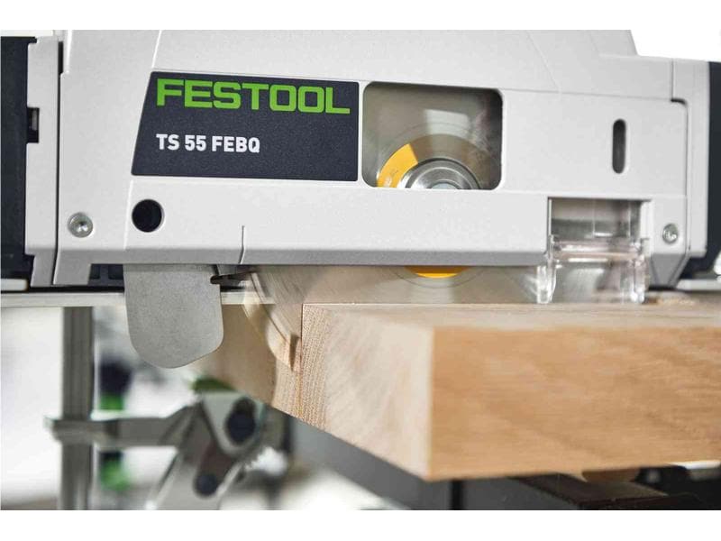 FESTOOL Tauchsäge TS 55 FEBQ-Plus FS Präzise Tauchschnitte bis 55 mm Materialstärke inklusive Führungsschiene