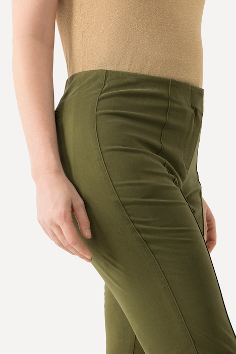 Hose, Biesen, schmales Bein, Elastikbund, Schlitze
