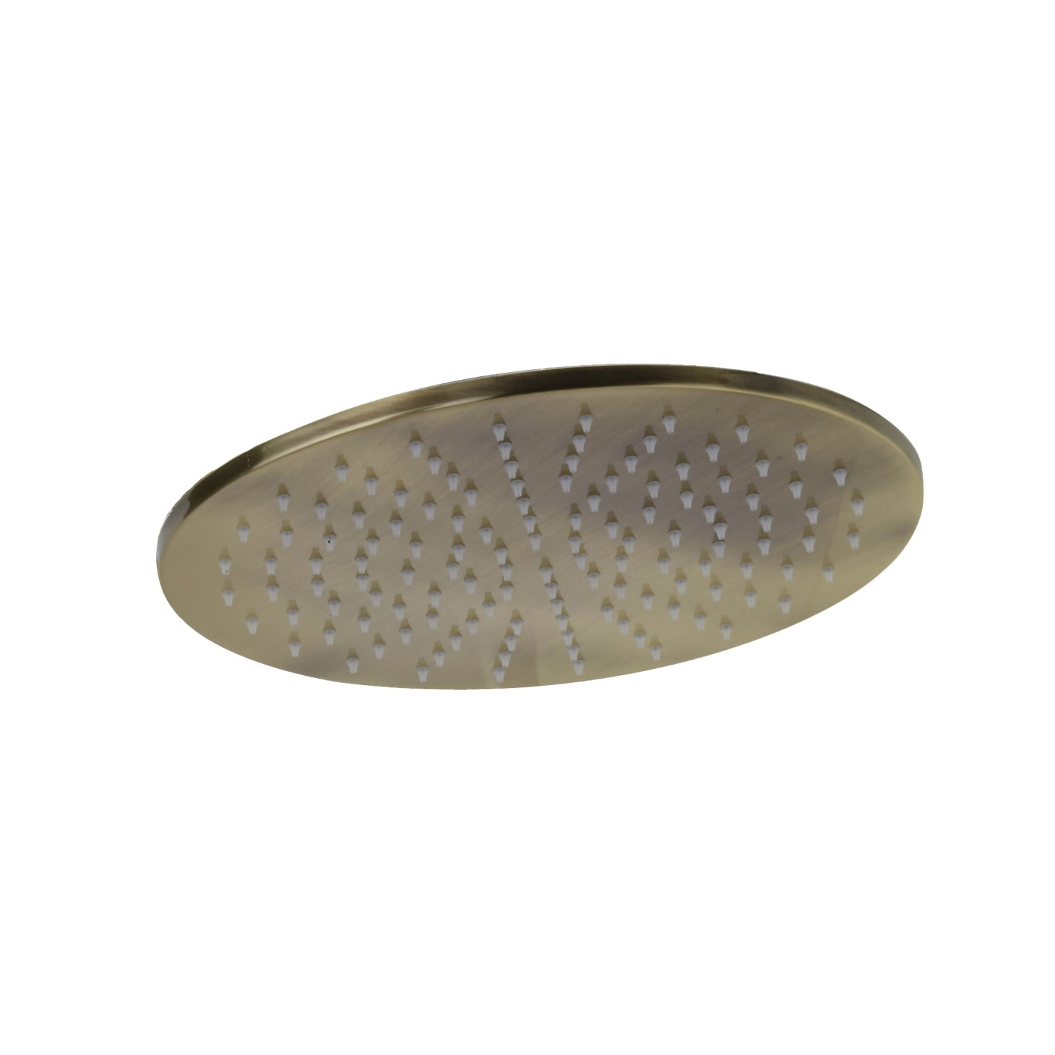Salenzi Giro douchekop geborsteld messing 30cm