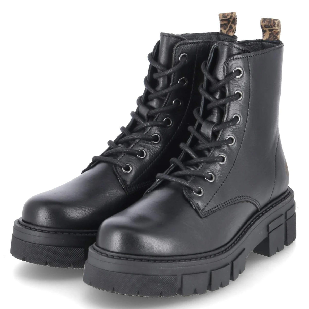 Apple of EdenSchnürboots CASTLE 1.1 - BLACK/LEO CIGAR