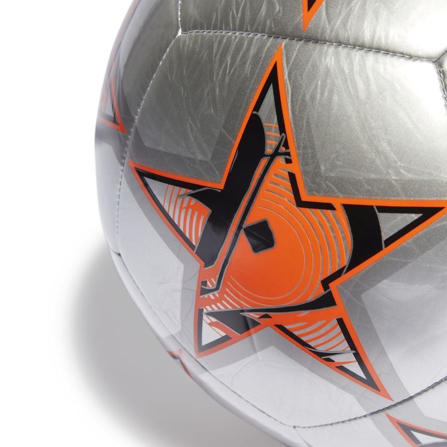 adidas Ballon Club Champions League 2023/24 - Argenté/Orange/Noir