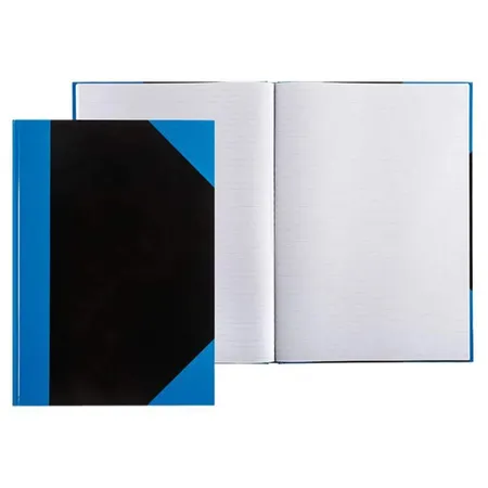 Idena Kladde blau/schwarz, A7, liniert, 96 Blatt