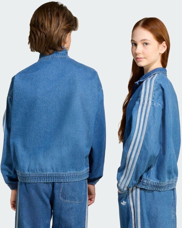 ADIDAS ORIGINALS - Tussenjas - Blauw gemêleerd - Denim
