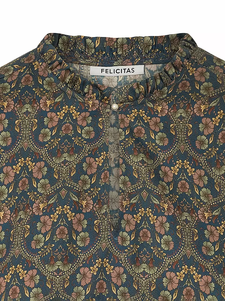 FELI & HANS Trachtenbluse BAYLEE dunkelblau