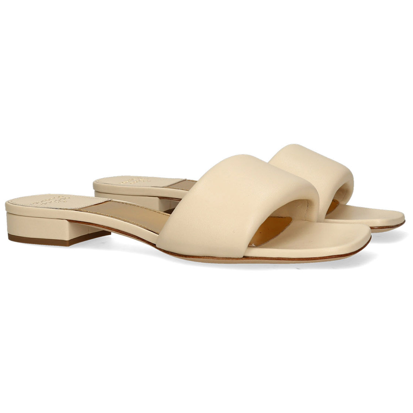 Laurence Dacade Mules en Cuir Driss blanches