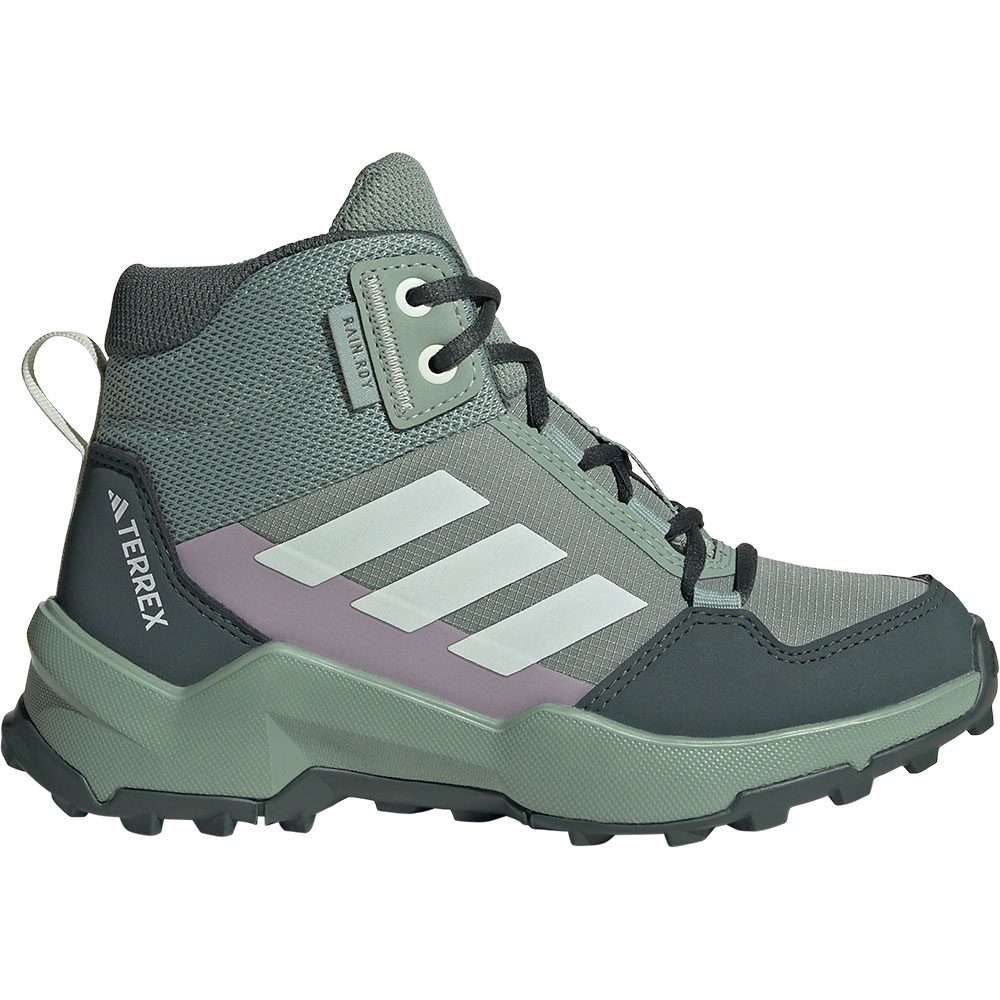 adidas TERREX Terrex Ax4r Mid Rain.Rdy Wanderschuh Kinder silver green