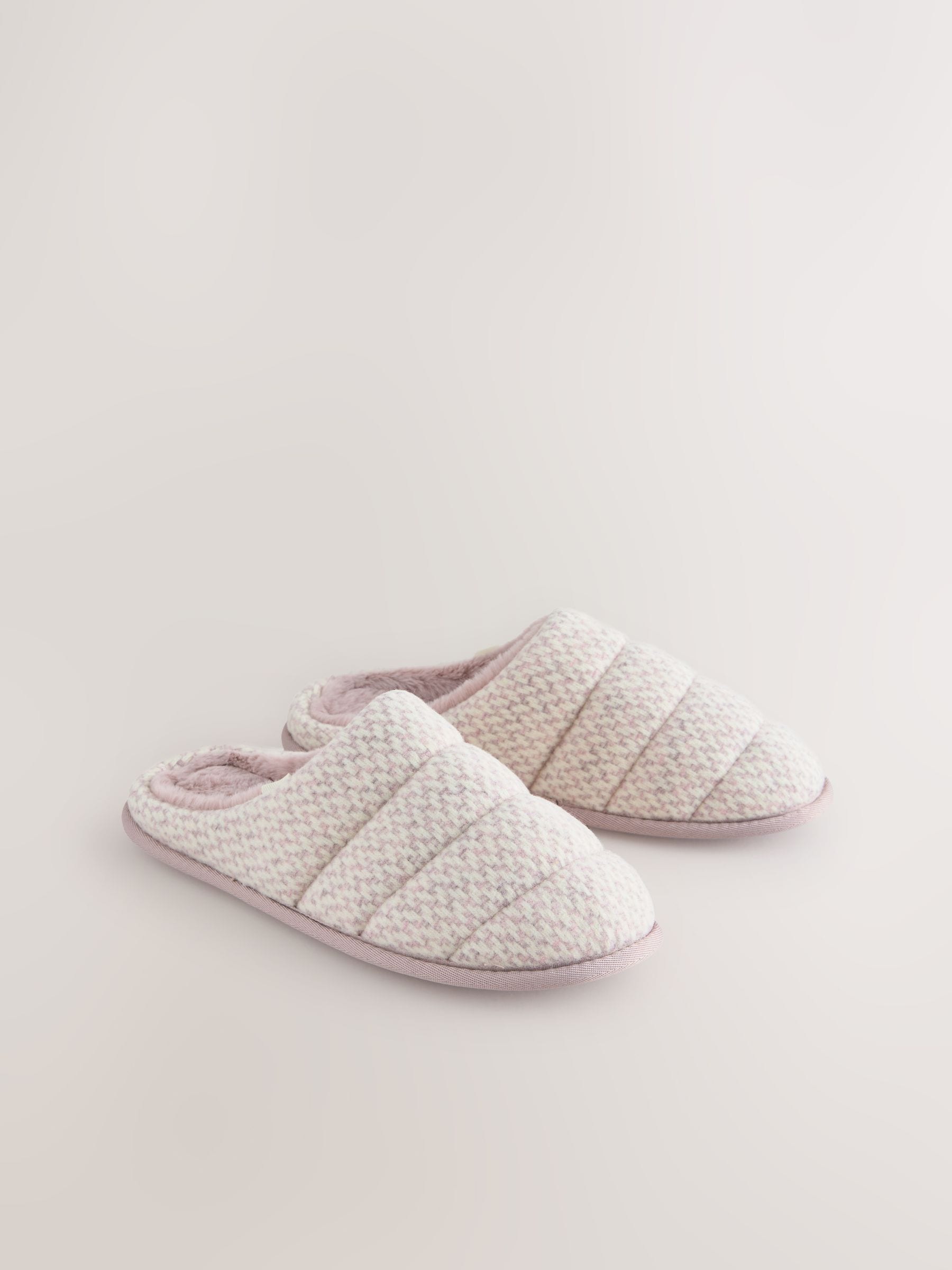 Roze - Quilted Brushed Mules