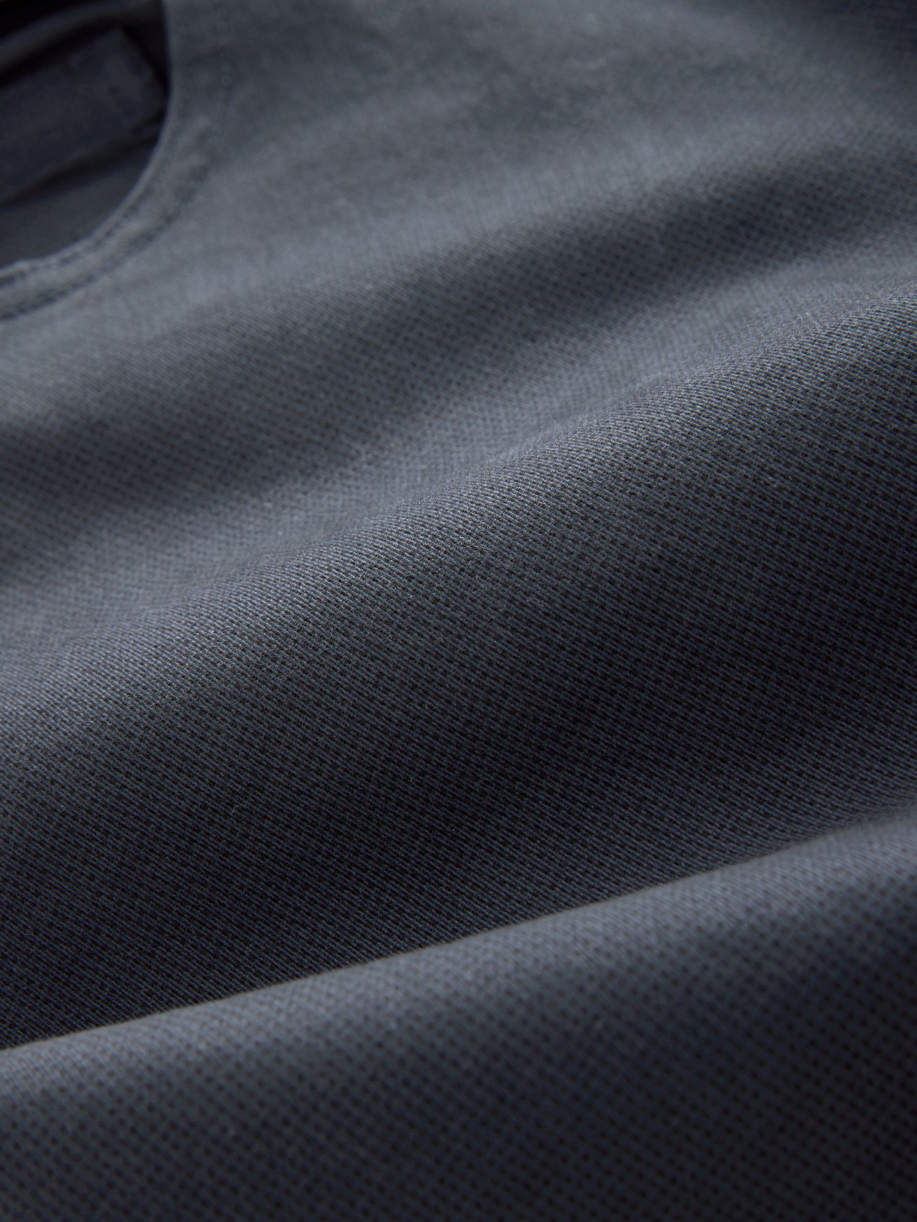 Donkerblauw - Slim fit modieuze bedrukte stretchy chino's met riem
