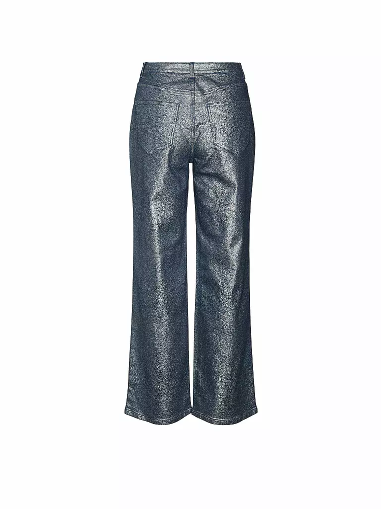 VERO MODA Highwaist Jeans Wide Leg VMTESSA blau
