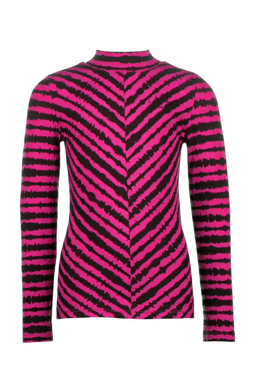 Vingino longsleeve Jenice met all over print roze/zwart