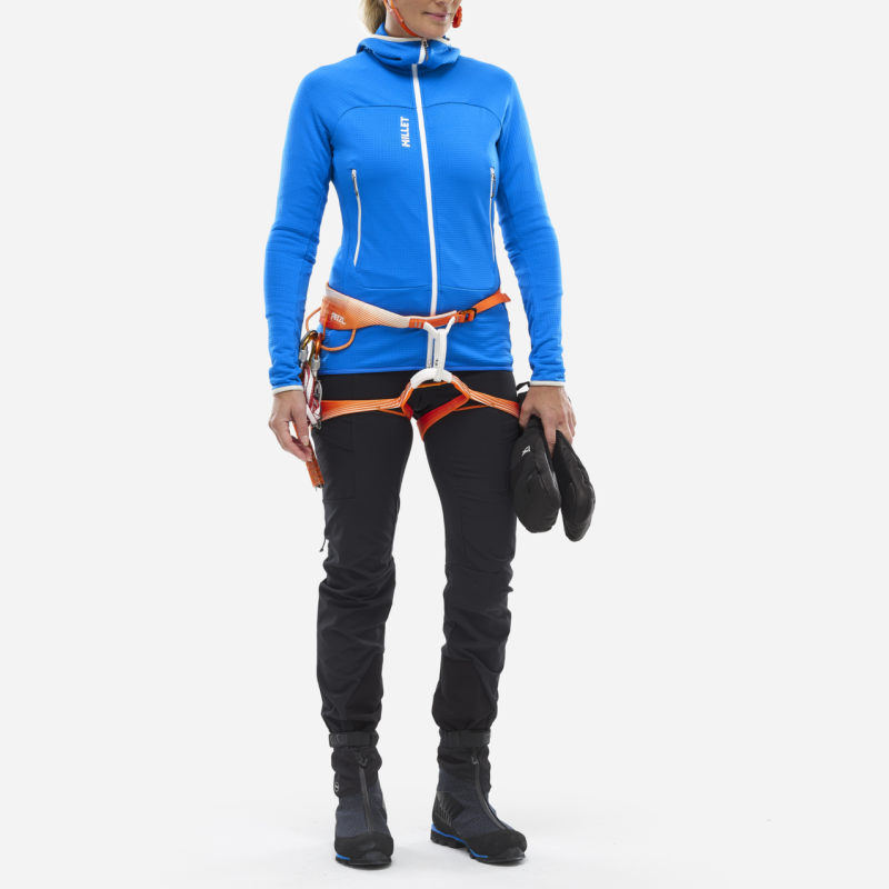 Fusion Grid Hoodie - Polaire femme