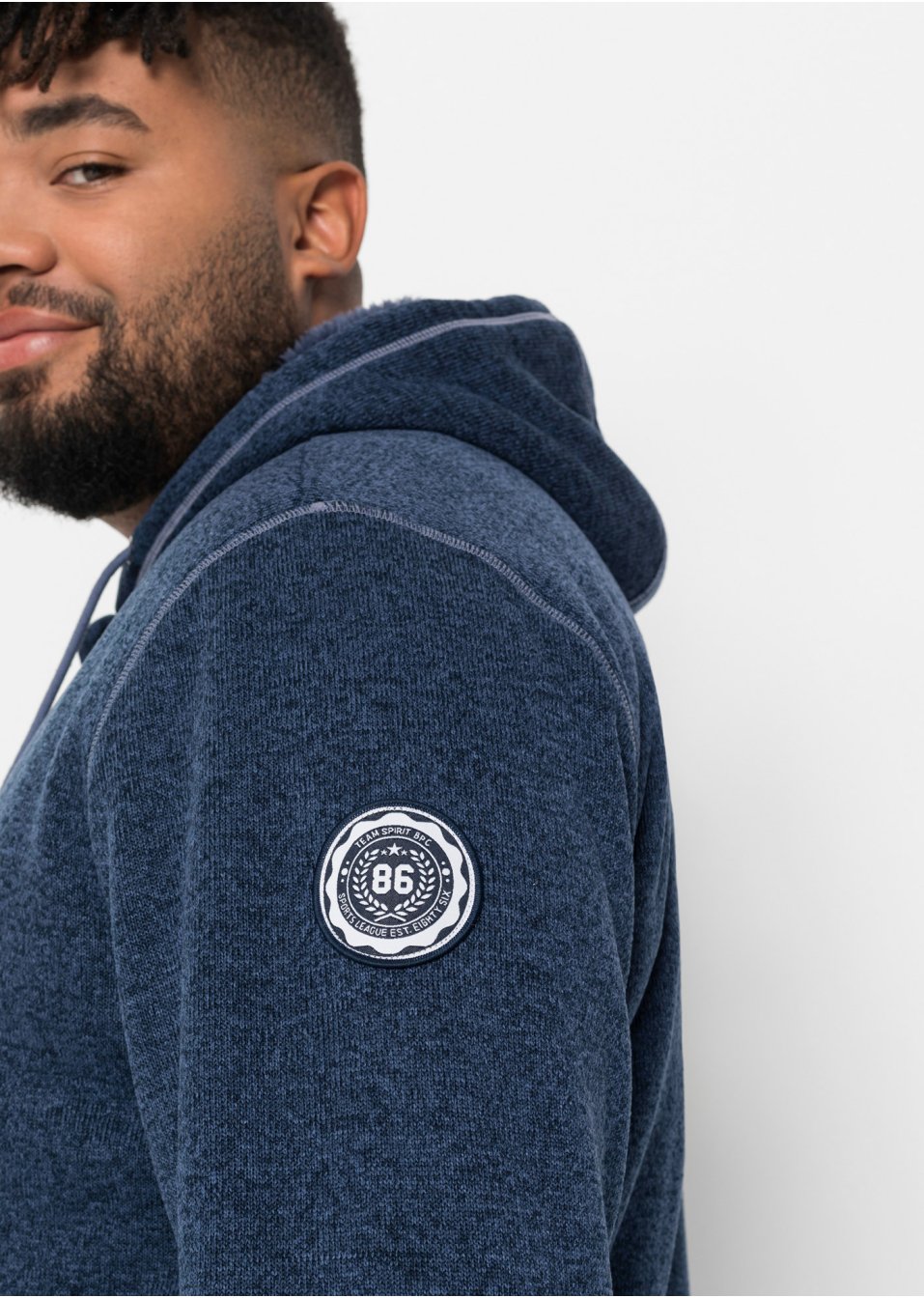 Gilet en maille polaire avec doublure peluche