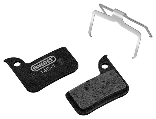 ELVEDES Jeu De Plaquettes De Frein À Disque Metalic Carbon Sram Rouge Race (10 Paires)