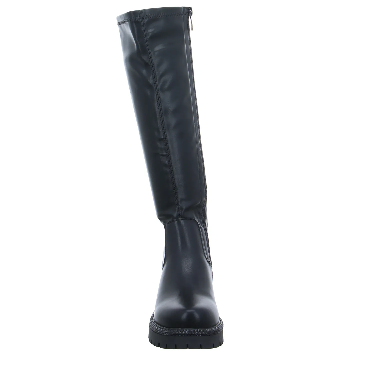 LA STRADA Stiefel Schwarz Lederimitat